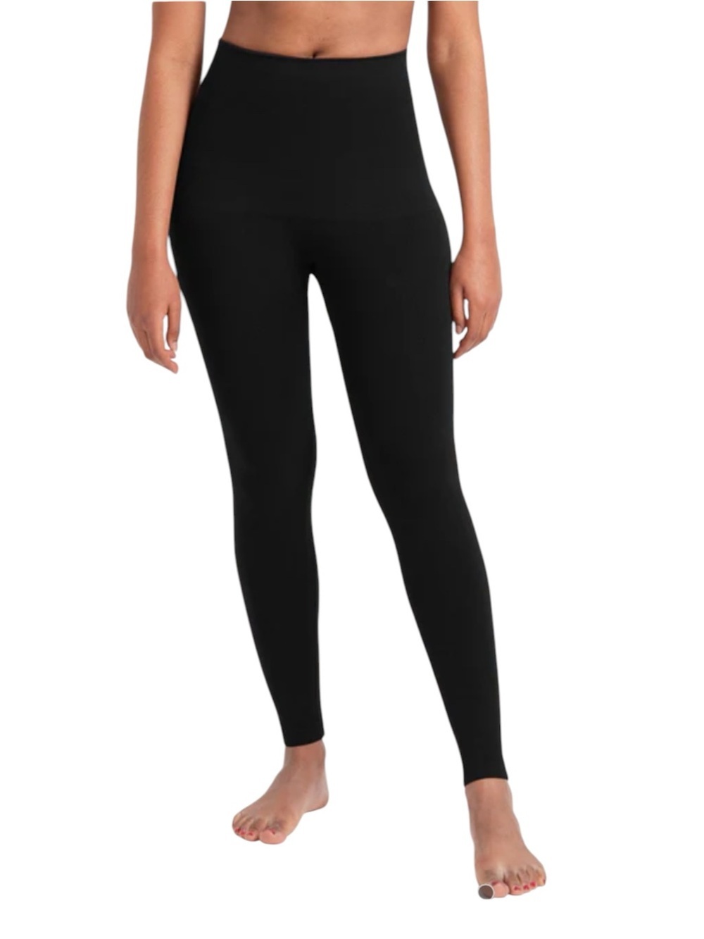 Shapermint 2X Black Mid-Waist Shaping Leggings